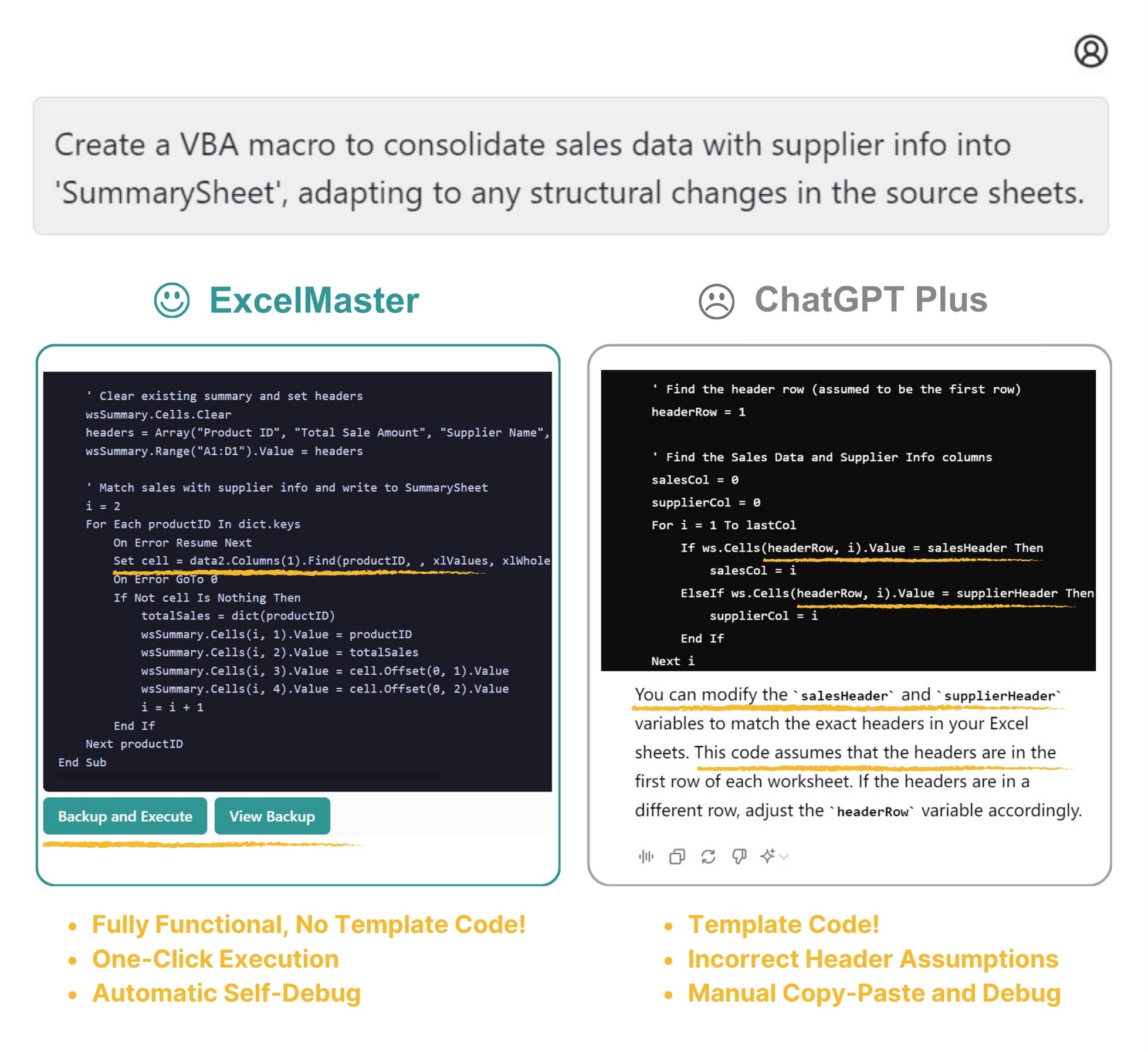 vba features